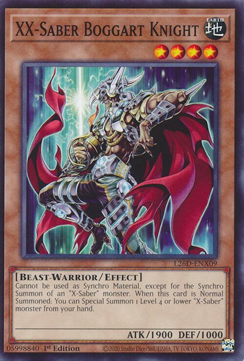 XX-Saber Boggart Knight - L26D-ENX09 - Common - 1st Edition