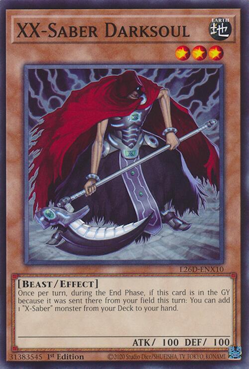 XX-Saber Darksoul - L26D-ENX10 - Common - 1st Edition