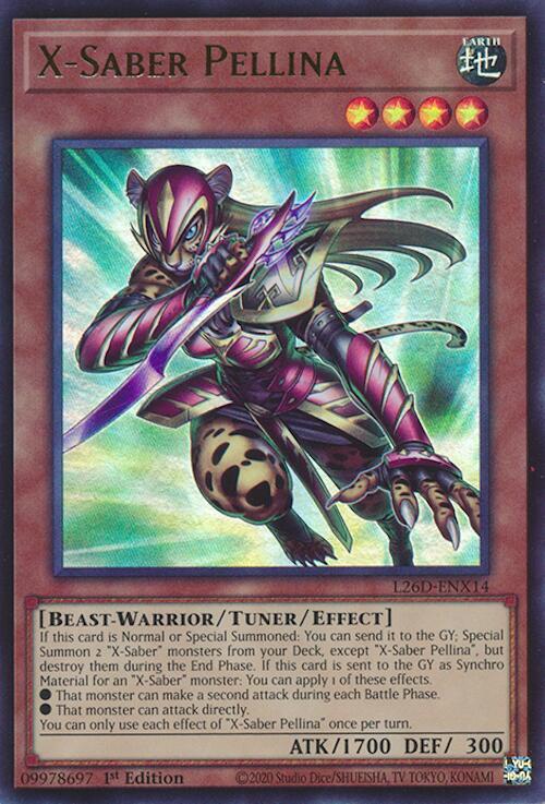 X-Saber Pellina (Ultra Rare) - L26D-ENX14 - Ultra Rare - 1st Edition