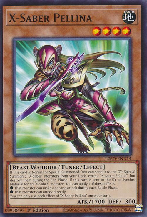 X-Saber Pellina - L26D-ENX14 - Common - 1st Edition