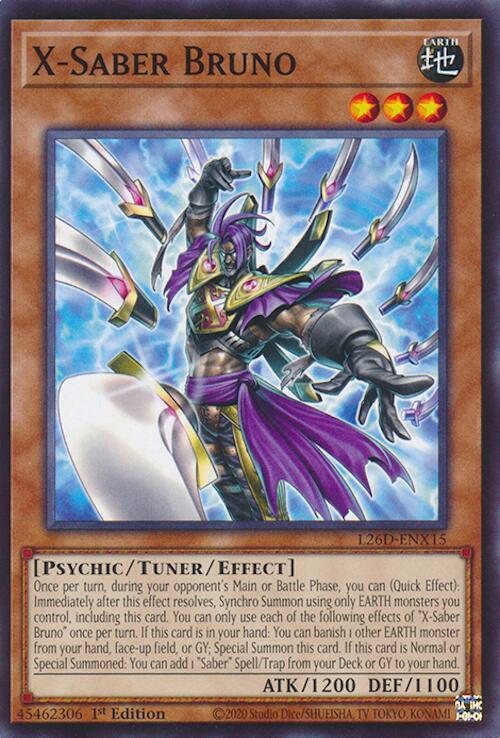 X-Saber Bruno - L26D-ENX15 - Common - 1st Edition