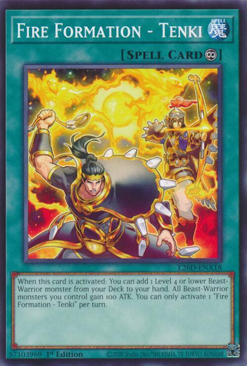 Fire Formation - Tenki - L26D-ENX18 - Common - 1st Edition