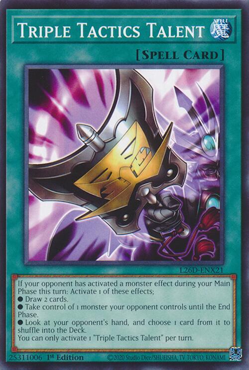 Triple Tactics Talent - L26D-ENX21 - L26D-ENX21 - Common - 1st Edition