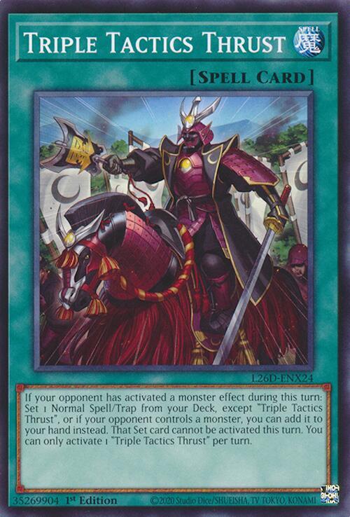 Triple Tactics Thrust - L26D-ENX24 - L26D-ENX24 - Common - 1st Edition