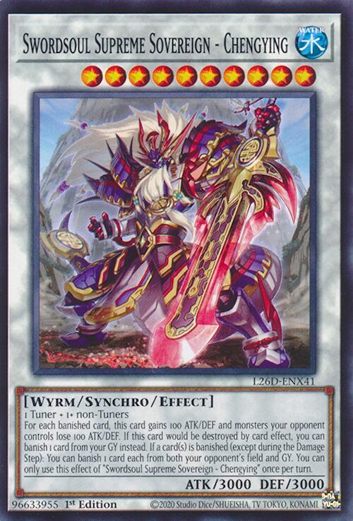 Swordsoul Supreme Sovereign - Chengying - L26D-ENX41 - Common - 1st Edition