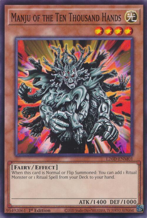 Manju of the Ten Thousand Hands - L26D-ENM01 - Common - 1st Edition