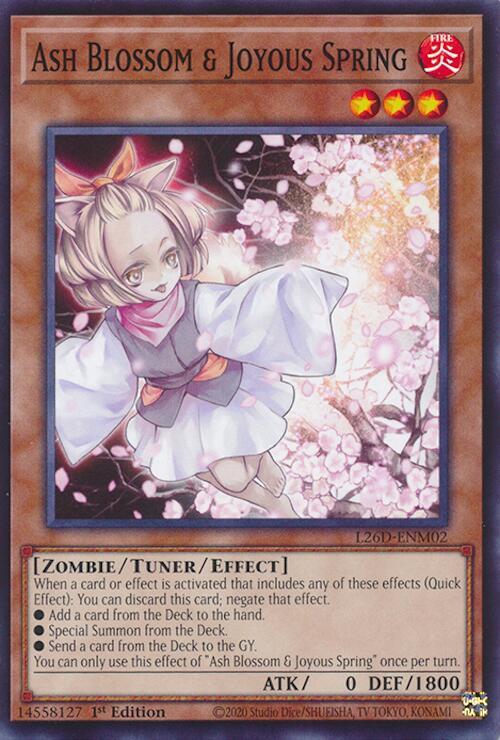 Ash Blossom & Joyous Spring - L26D-ENM02 - Common - 1st Edition