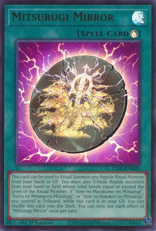 Mitsurugi Mirror - L26D-ENM16 - Ultra Rare - 1st Edition