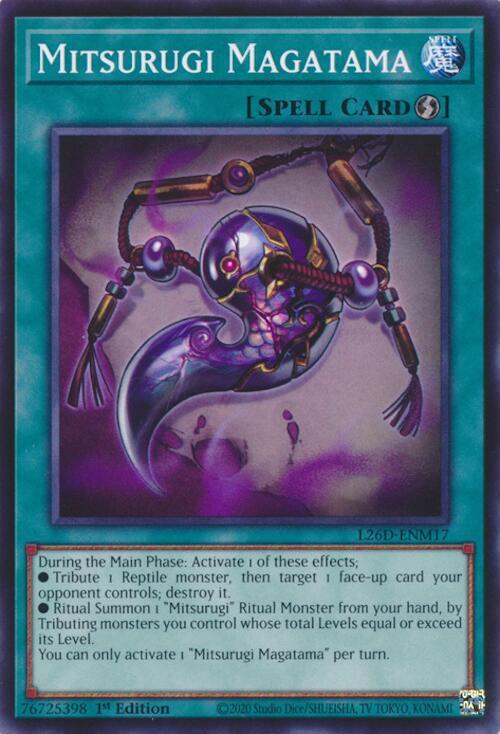 Mitsurugi Magatama - L26D-ENM17 - Common - 1st Edition