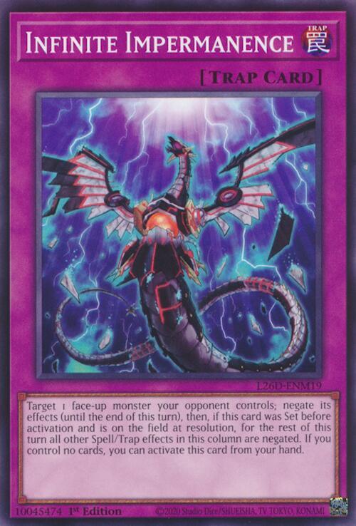 Infinite Impermanence - L26D-ENM19 - Common - 1st Edition