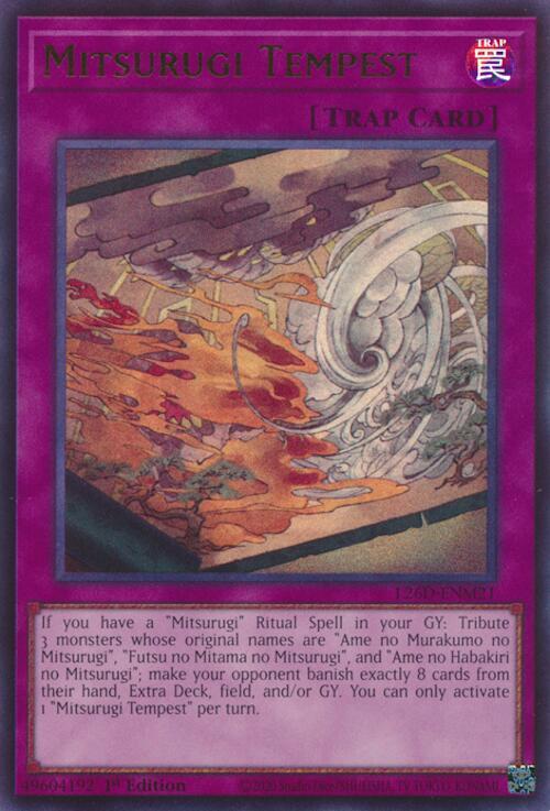 Mitsurugi Tempest - L26D-ENM21 - Ultra Rare - 1st Edition