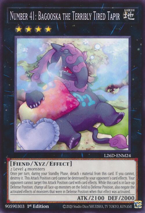 Number 41: Bagooska the Terribly Tired Tapir - L26D-ENM24 - Common - 1st Edition