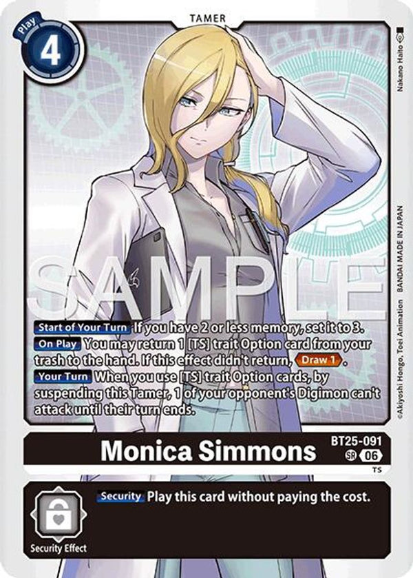 Monica Simmons - BT25-091 - Super Rare (Pre-Order)