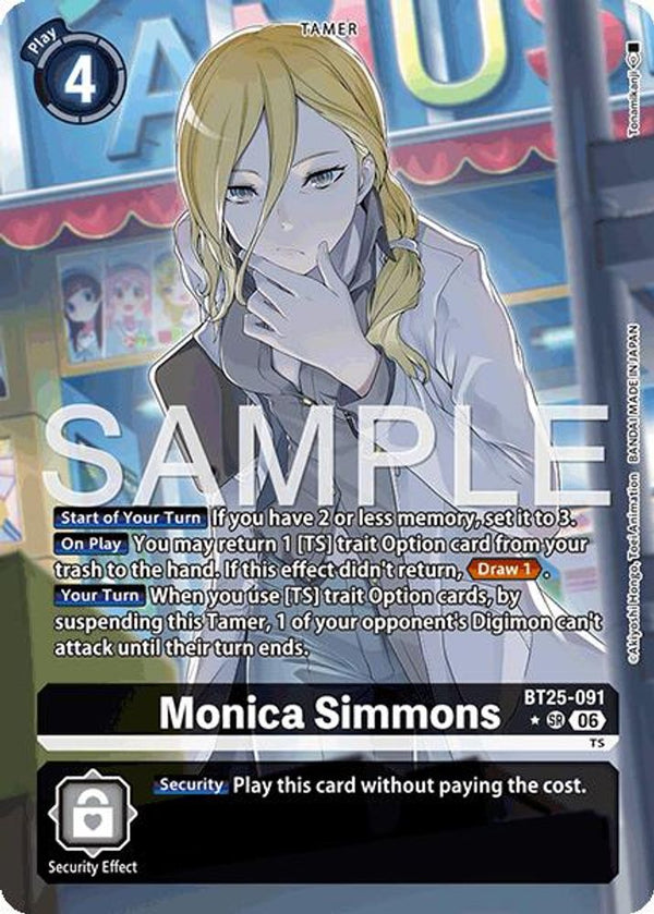 Monica Simmons (Alternate Art) - BT25-091 - Super Rare
