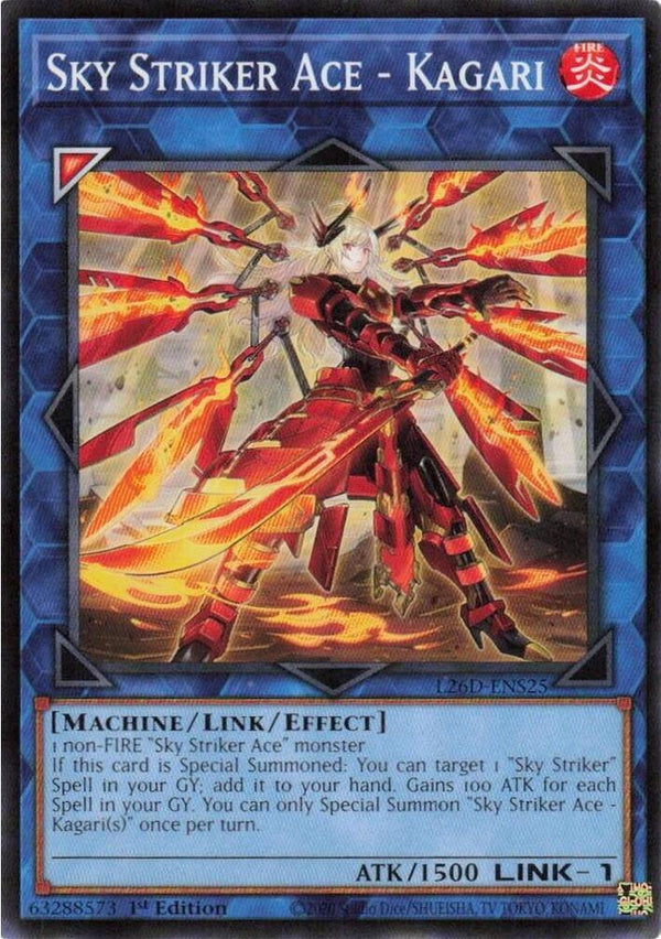 Sky Striker Ace - Kagari (Alternate Art) - L26D-ENS25 - Common - 1st Edition