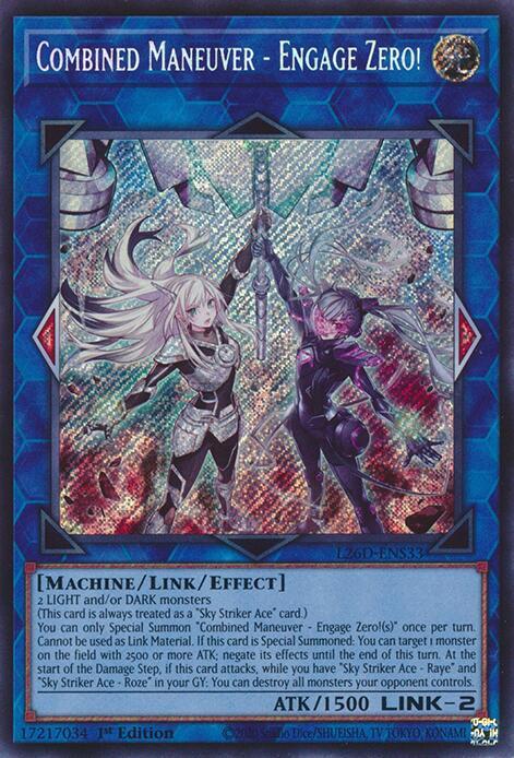 Combined Maneuver - Engage Zero! (Secret Rare) - L26D-ENS33 - Secret Rare - 1st Edition
