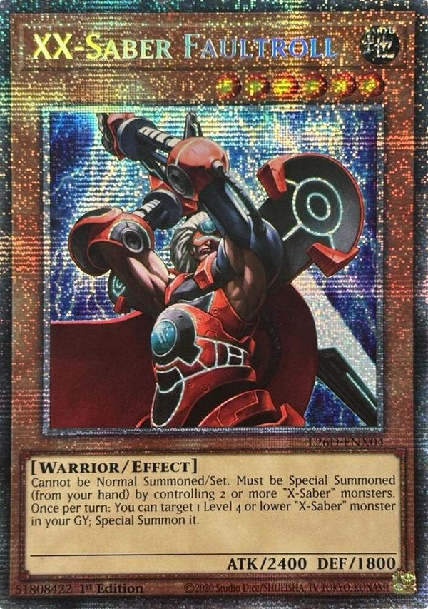XX-Saber Faultroll - L26D-ENX04 - Starlight Rare - 1st Edition