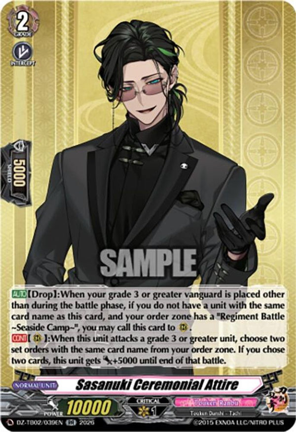Sasanuki Ceremonial Attire - DZ-TB02/039EN - Double Rare
