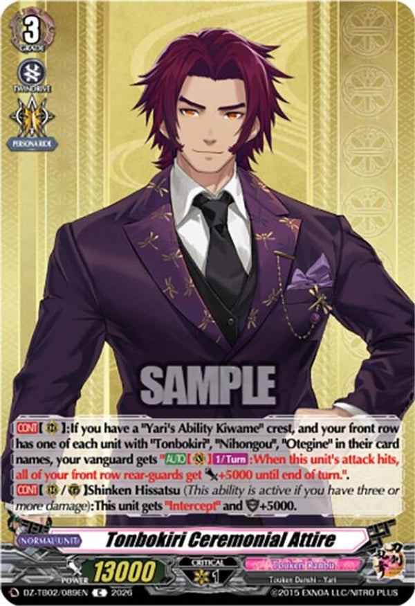 Tonbokiri Ceremonial Attire - DZ-TB02/089EN - Common