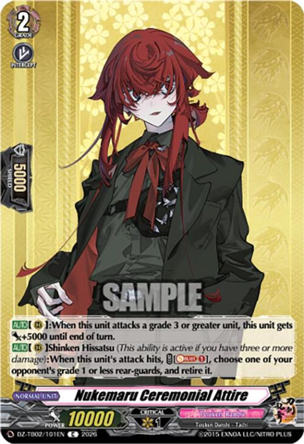 Nukemaru Ceremonial Attire - DZ-TB02/101EN - Common