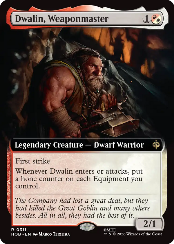 Dwalin, Weaponmaster - Extended Art (HOB)