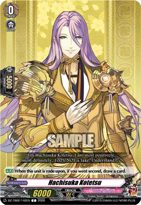 Hachisuka Kotetsu - DZ-TB02/142EN - Common