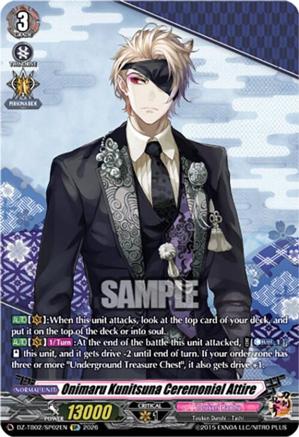Onimaru Kunitsuna Ceremonial Attire (SP) - DZ-TB02/SP02EN - Special Parallel