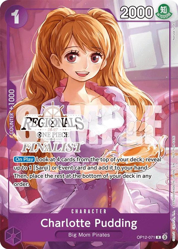 Charlotte Pudding (Regionals Finalist Card Set 26-27) - OP12-071 - Promo