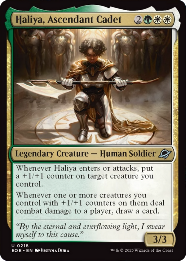 Haliya, Ascendant Cadet (EOE)