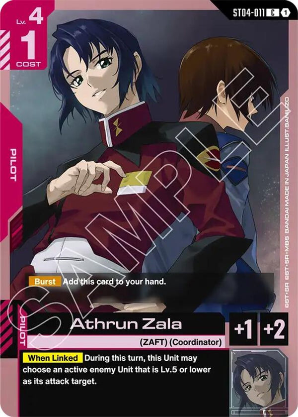 Athrun Zala - ST04-011 (ST09 Reprint) - Common