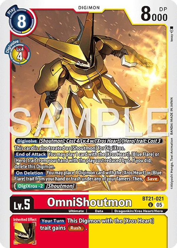 OmniShoutmon (Foil Reprint) - BT21-021 - Uncommon