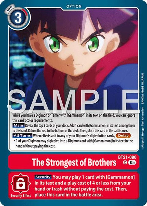 The Strongest of Brothers (Foil Reprint) - BT21-090 - Common