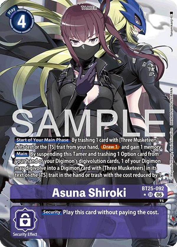 Asuna Shiroki (Alternate Art) - BT25-092 - Super Rare