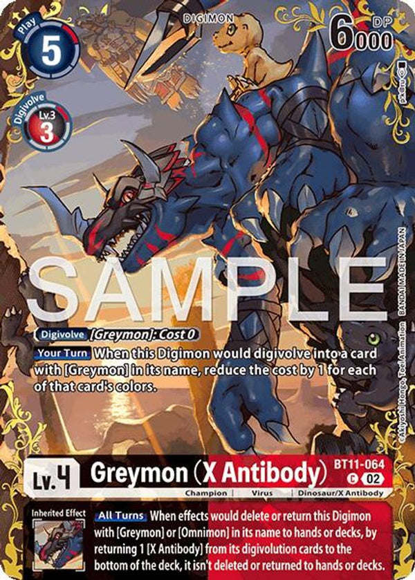 Greymon (X Antibody) (BT-25 Alternate Art) - BT11-064 - Common