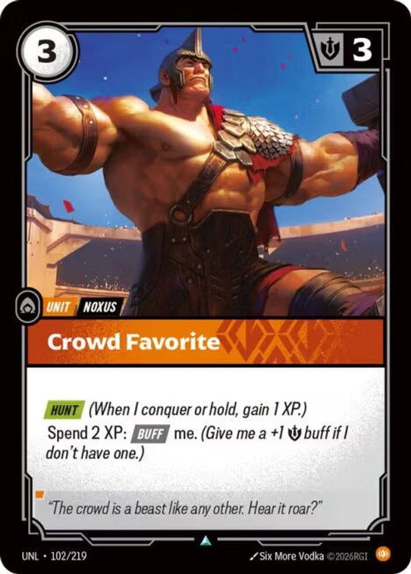 Crowd Favorite - 102/219 - Uncommon