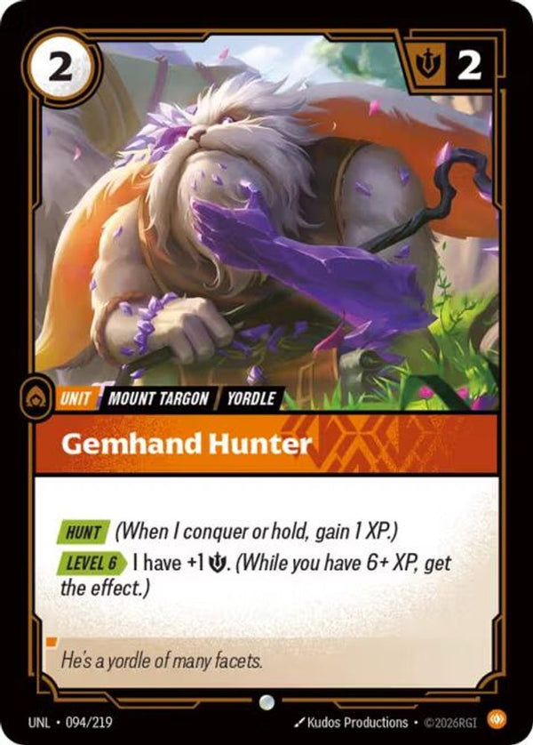 Gemhand Hunter - 094/219 - Common