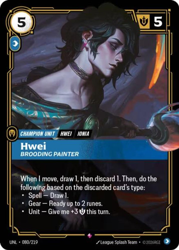 Hwei - Brooding Painter - 080/219 - Rare