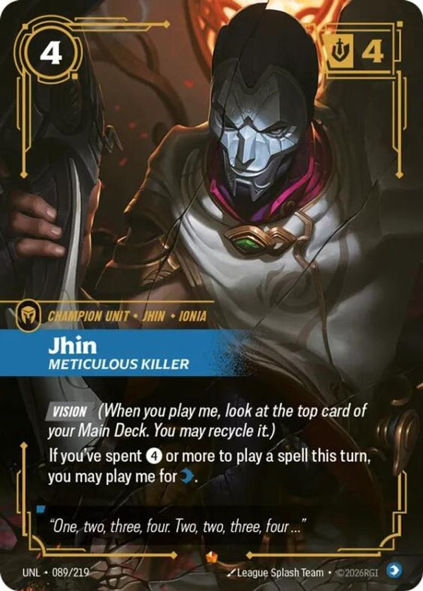Jhin - Meticulous Killer - 089/219 - Epic