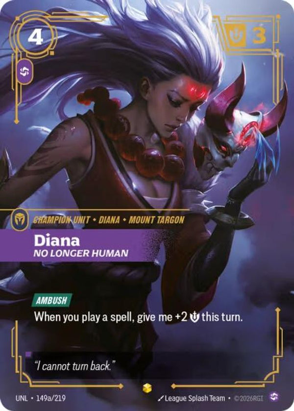 Diana - No Longer Human (Alternate Art) - 149a/219 - Showcase