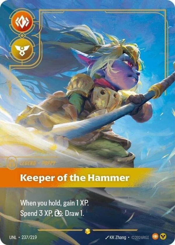 Poppy - Keeper of the Hammer (Overnumbered) - 237/219 - Showcase