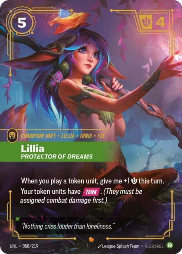 Lillia - Protector of Dreams - 058/219 - Epic