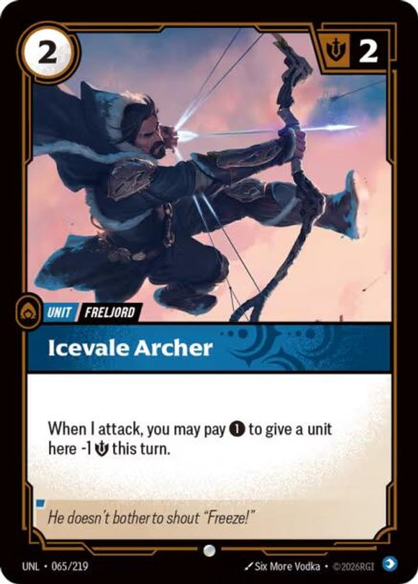 Icevale Archer - 065/219 - Common