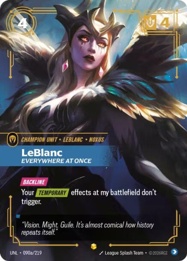 LeBlanc - Everywhere At Once (Alternate Art) - 090a/219 - Showcase