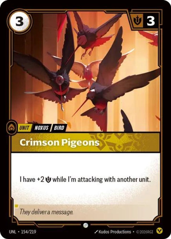 Crimson Pigeons - 154/219 - Common
