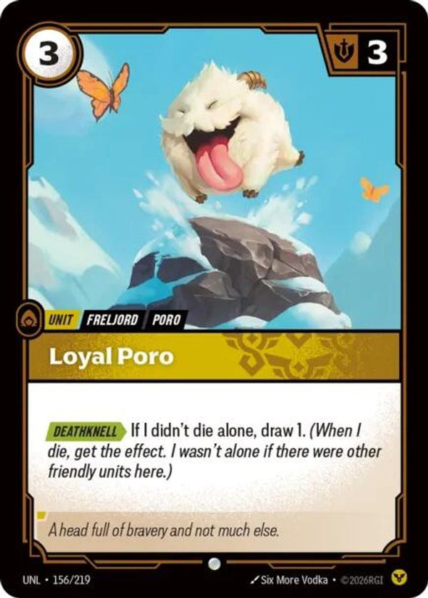 Loyal Poro - 156/219 - Common