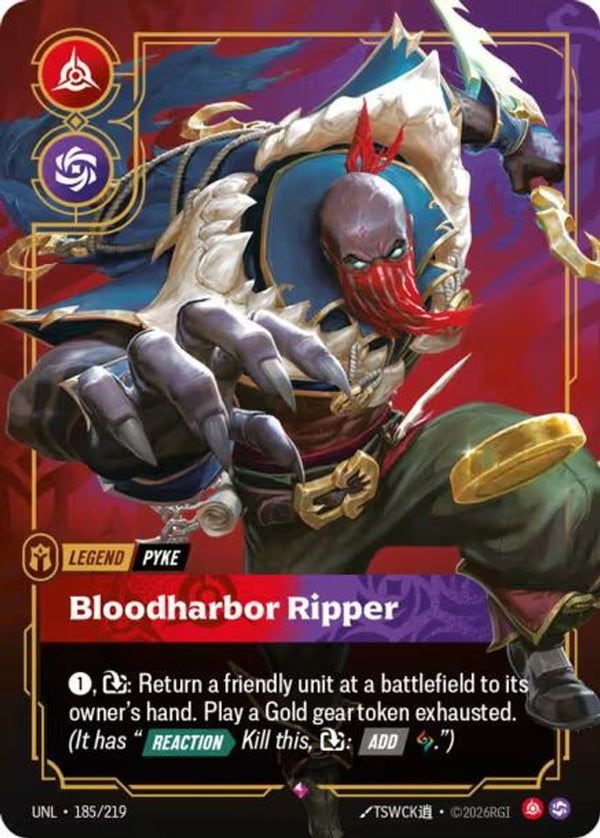 Pyke - Bloodharbor Ripper - 185/219 - Rare