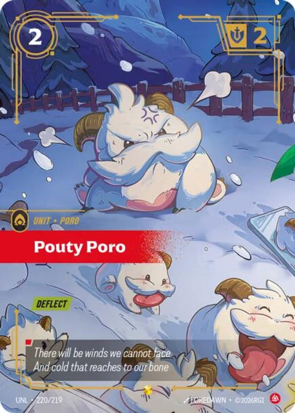 Pouty Poro (Overnumbered) - 220/219 - Showcase