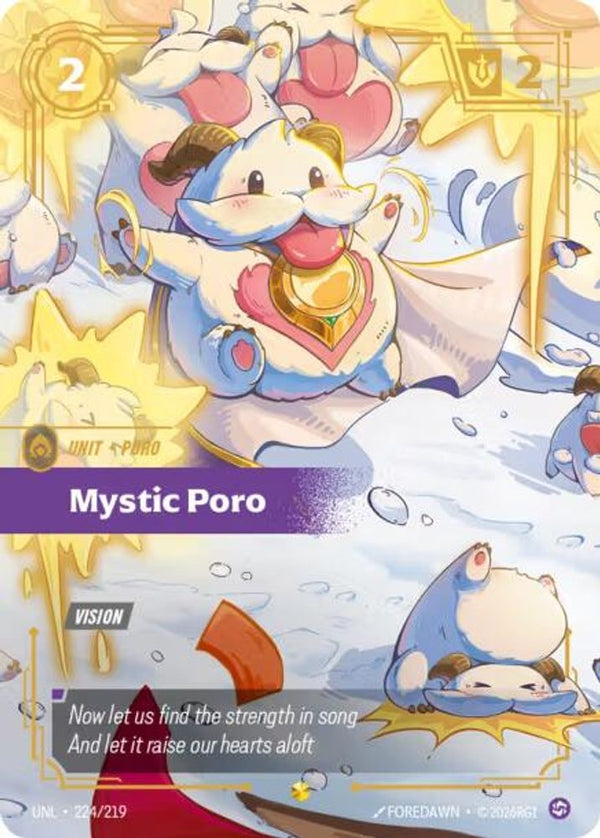 Mystic Poro (Overnumbered) - 224/219 - Showcase