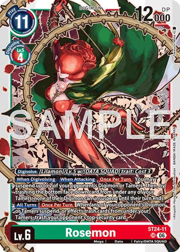 Rosemon - ST24-11 - Super Rare