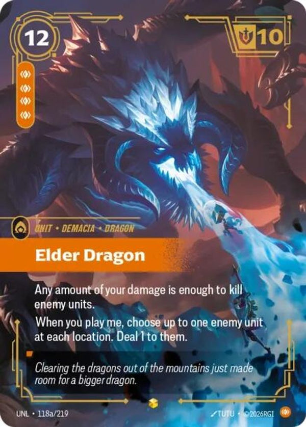 Elder Dragon (Alternate Art) - 118a/219 - Showcase